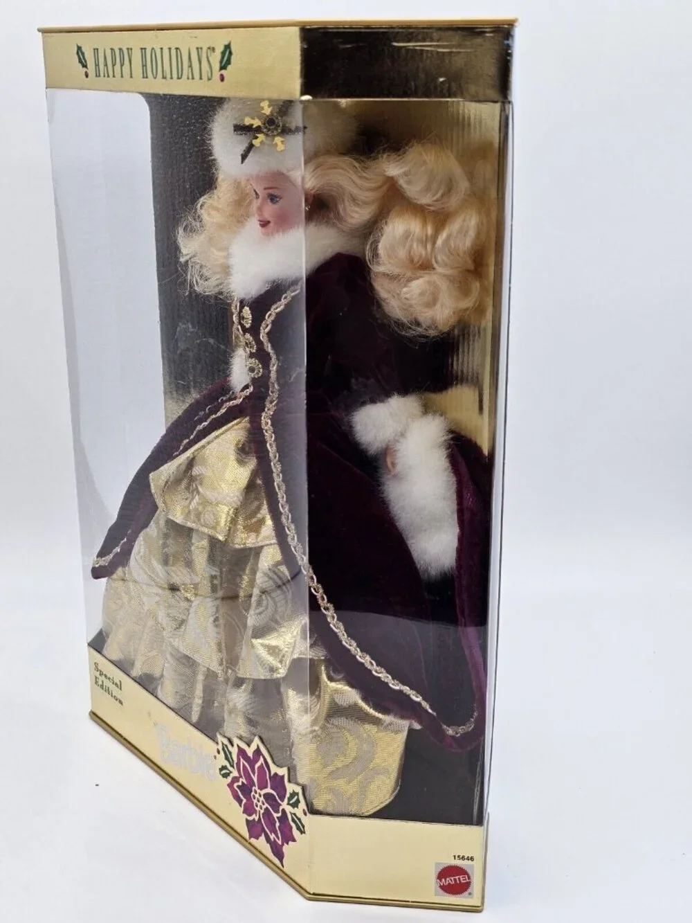 Barbie Holiday 1996 Christmas Happy Holidays Barbie Doll Mattel Special Edition